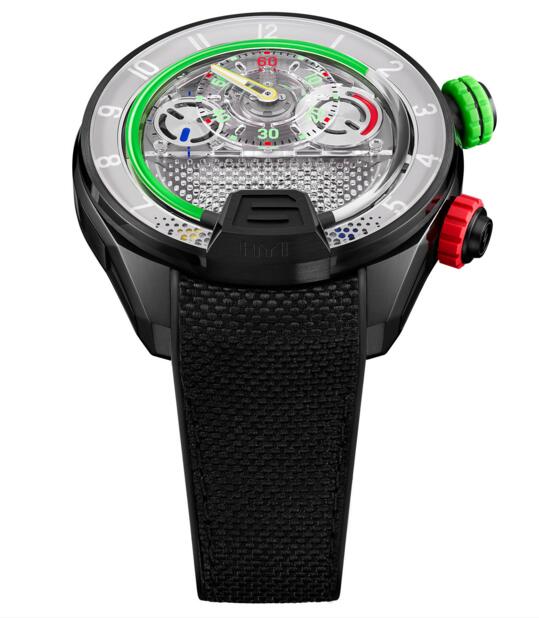 Cheap Luxury Replica HYT H4 Green Fluid Multi 512-TD-66-GF-RN watch